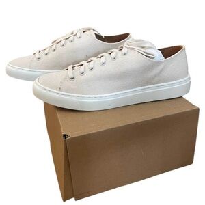 NEW IN BOX - Margaux Canvas Sneaker "The Sneaker", Ivory Size 8 US (39 EU)